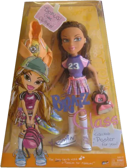  Yasmin Cloe Bratz Class Yasmin Doll Full Size Png Barbie Doll Png