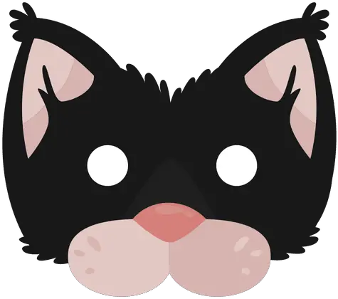  Cat Costume Mask Transparent Cat Mask Png Cat Nose Png