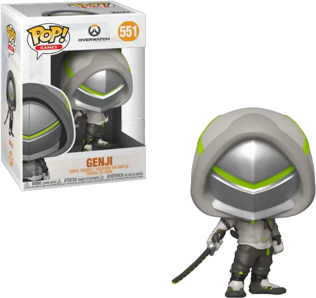  Pop Games Overwatch 551 Genji Overwatch Genji Funko Pop Png Overwatch Genji Png