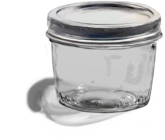  Oobites Wide Mouth Half Pint Mason Jar With Lid Png