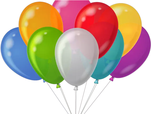  Balloons Clipart Transparent Background Rainbow Balloons Png Balloon Transparent Background