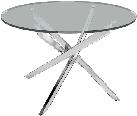  Buy Astral 4 Seater Dining Table In Chrome Godrej Interio Godrej Interio Astral Dining Table Png Round Table Png