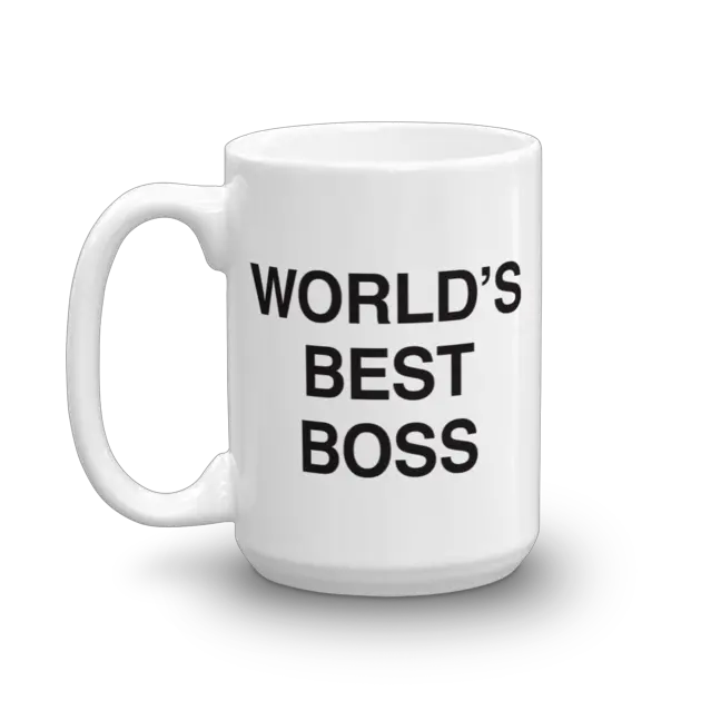  Personalized The Office Worldu0027s Best Boss 15 Oz Mug U2013 Nbc Store Best Boss Mug The Office Png Mug Transparent