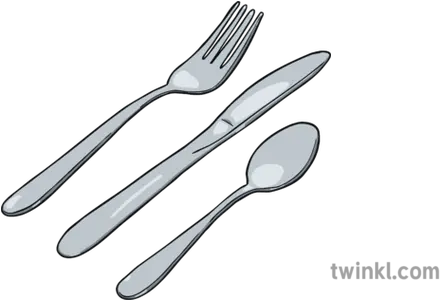  Cutlery Knife Fork Spoon Eating Ks1 Illustration Twinkl Knife And Fork Illustration Png Fork And Spoon Logo