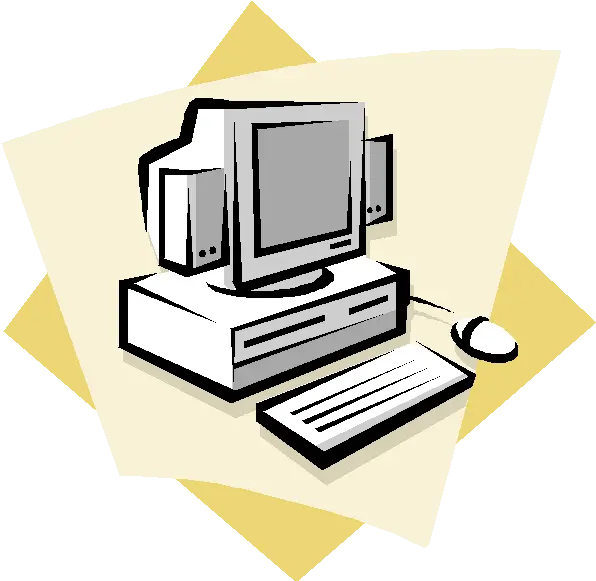  Electronics Clipart Desktop Computer Gallery Free Office Equipment Png Old Computer Icon