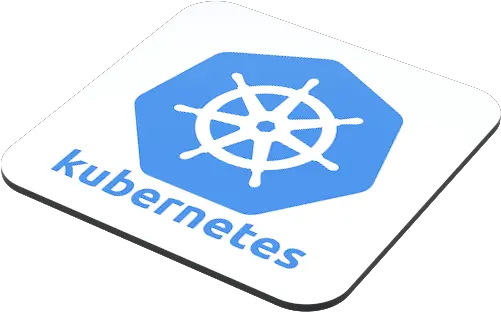  Kubernetes Logo And Wordmark Coaster Just Stickers Language Png App Icon Coasters