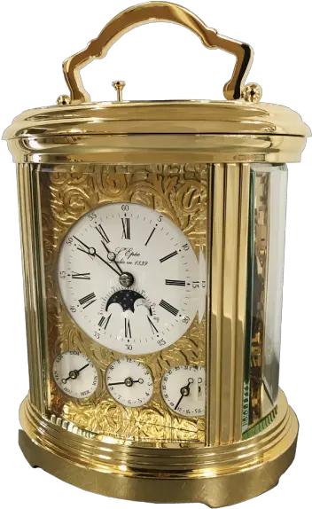  Carriage Clock Transparent Png Image Solid Gold Clock Png