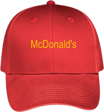  Mcdonalds Baseball Hats Cheap Mcdonalds Hat No Background Png Mcdonalds Logo No Background