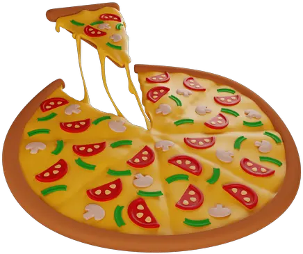  Premium Pizza 3d Illustration Pack From Food U0026 Drink Pizza 3d Png Pizza Slice Icon