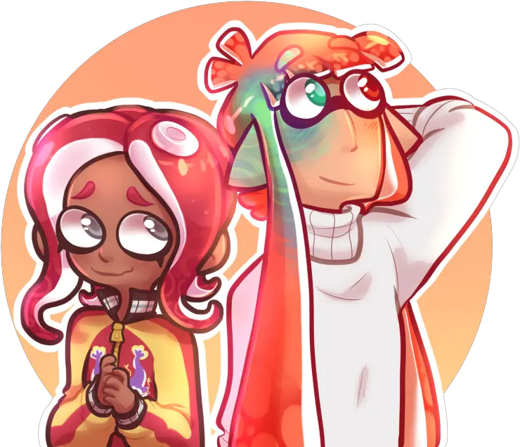  Just Felt Like Drawing My Agent Girls Fictional Character Png Splatoon Agent 1 Icon