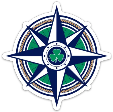  The Compass Rose Sticker U2014 Scalawags Heritage Apparel Png Icon Transparent