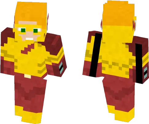  Download Kid Flash Custom Wally West Minecraft Skin For Wally West Minecraft Skin Png Kid Flash Png