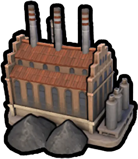  Coal Power Plant Buildings Civilopedia Civilization Vi Png Factory Building Icon