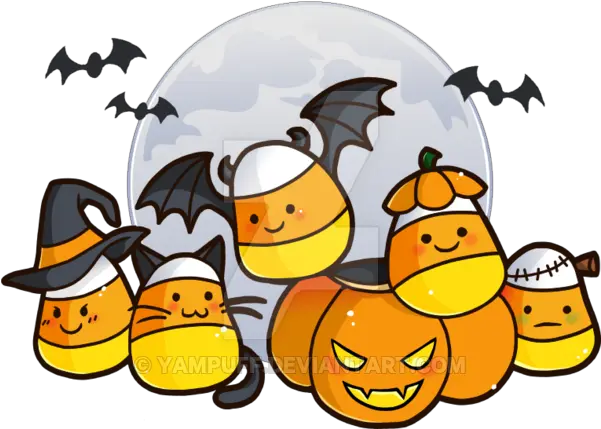  Download Hd Candy Corn Drawing Cute Candy Cute Candy Corn Transparent Png Candy Corn Png