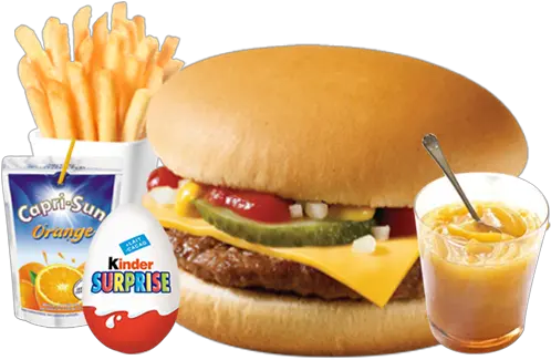  Menu Enfant Cheese Hamburger Full Size Png Download Cheeseburger Mcdonalds Hamburger Png