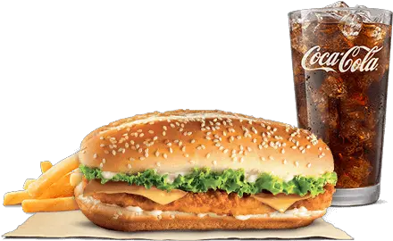  Burger King Menu Xtra Long Chicken Delivered In The Chicken Fillet Meal Kuwait Png Burger King Logo Png