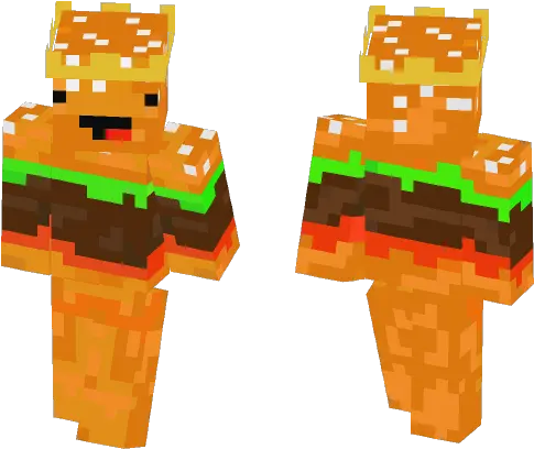  Download Ou003du003du003du003dburger Kingu003du003du003d Minecraft Skin For Free Minecraft Girl Skins Bear Onesie Png Burger King Crown Png