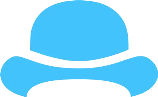  Caribbean Blue Bowler Hat Icon Dot Png Bowler Hat Icon