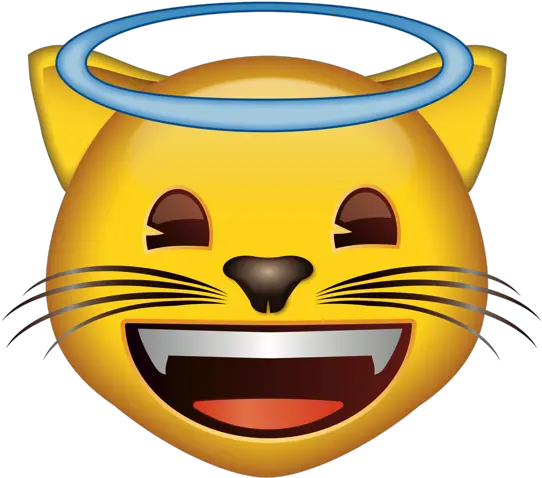  Emoji U2013 The Official Brand Cat Face Angel Fitz 0 Cat Sob Emoji Png Angel Emoji Png