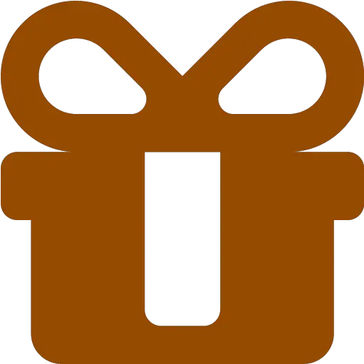  Brown Gift 5 Icon Free Brown Party Icons Green Gift Icon Png Presents Icon