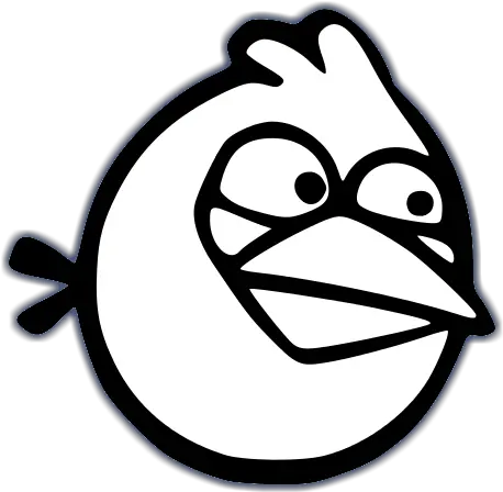  Angry Birds Black And White Angry Birds Coloring Pages Png Angry Birds Icon Set