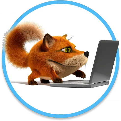  Education Alliance Pediatrics Of Fort Worth Fox With Laptop Png Squirrel Girl Icon