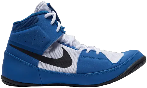  Nike Fury Menu0027s Wrestling Shoes Blue White Black Lace Up Png Nike Battery Icon