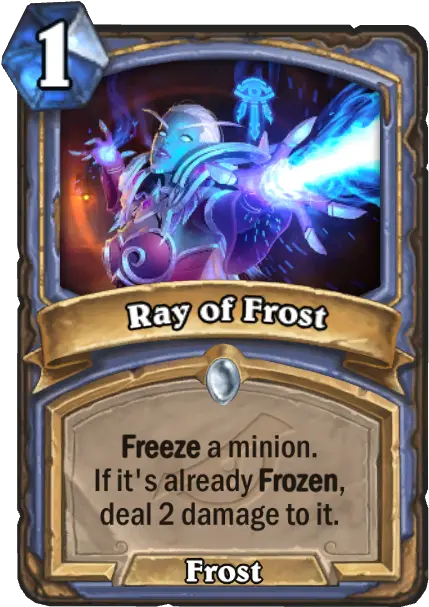  Ray Of Frost Twinspell Hearthstone Wiki Hearthstone Mage Cards Png Hearthstone Icon