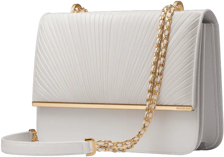  Grace Han Ballet Lesson Large Chain Bag White U2013 Grace Han Crossbody Png Gucci Icon Gucci Signature Wallet