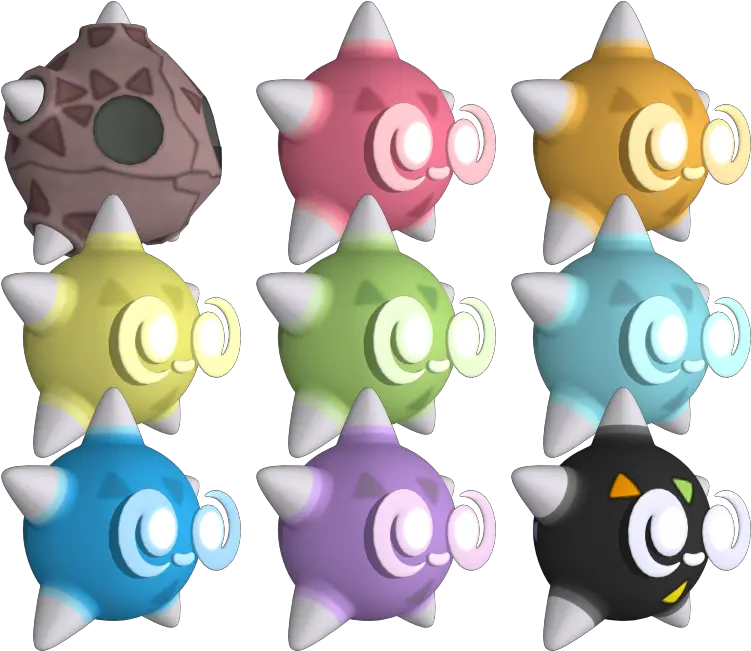  3ds Pokémon Sun Moon 774 Minior The Models Resource Sun And Moon Minior Pokemon Png Pokemon Sun And Moon Icon