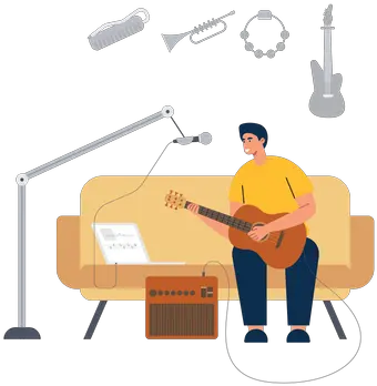  Acoustic Guitar Icon Download In Line Style Guitarist Png Guitar Tuner Icon