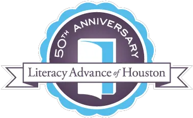  Literacy Advance 50th Anniversary Logo Atomic Dynamo The Label Png Anniversary Logo