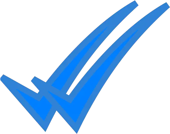  Fileblue Double Tickssvg Wikimedia Commons Double Blue Check Mark Png Tick Png