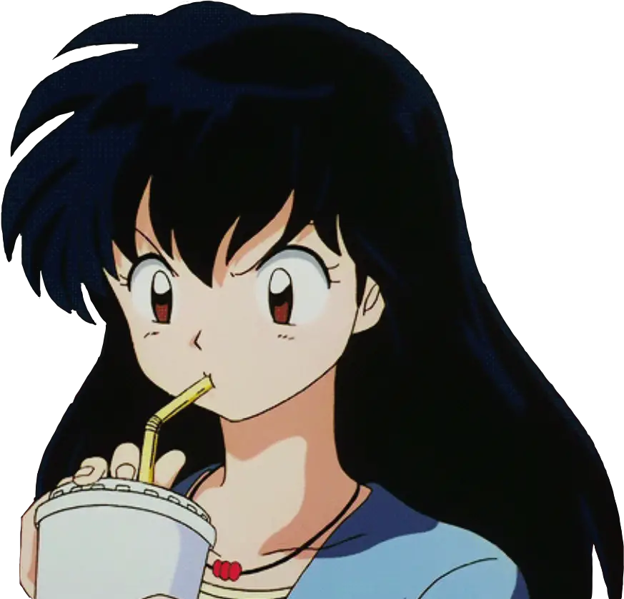  Largest Collection Of Free Toedit Kagome Stickers Aesthetic Annoyed Anime Gif Png Anime Icon Resizer