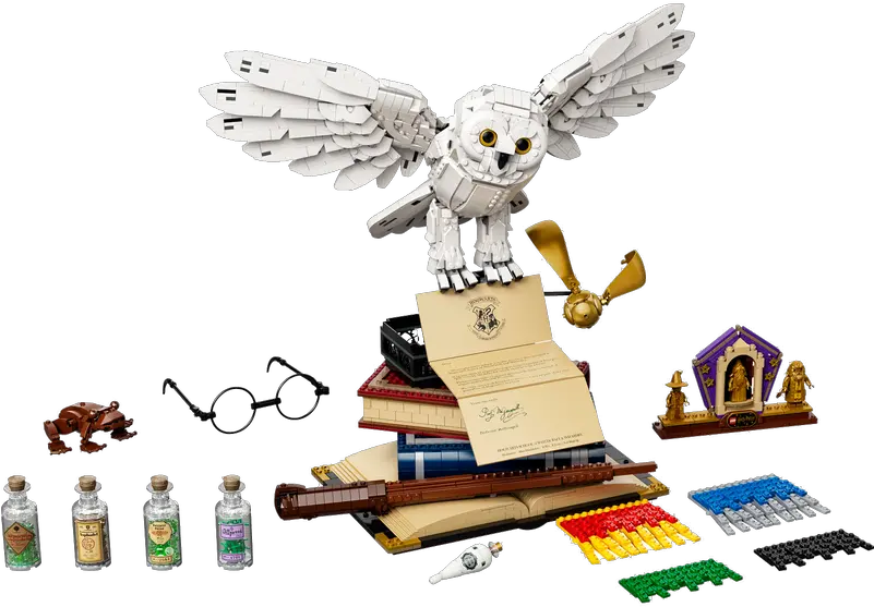  Lego Harry Potter Hogwarts Icons Collectorsu0027 Edition Icons Lego Harry Potter Hedwig Png Lego Jurassic World Icon