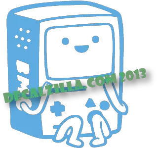  Adventure Time Bmo Decal Sticker Language Png Adventure Time Logo Transparent