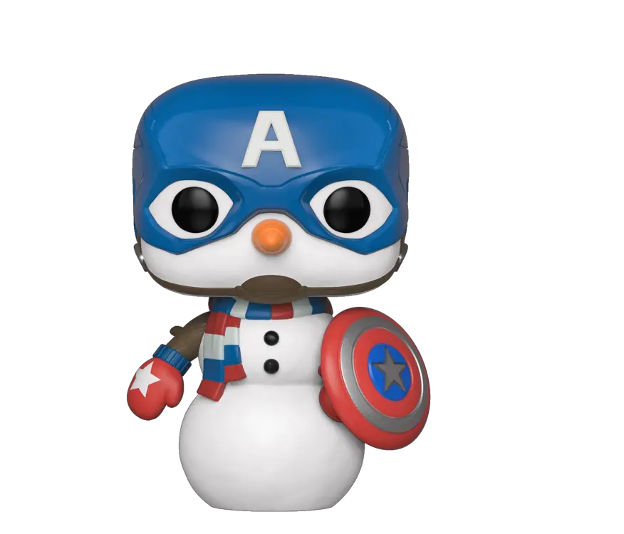  Funko Pop Marvel Holiday Captain America Walmartcom Funko Pop Capitan America Snowman Png Is The Netflix Icon A Raccoon Or A Panda