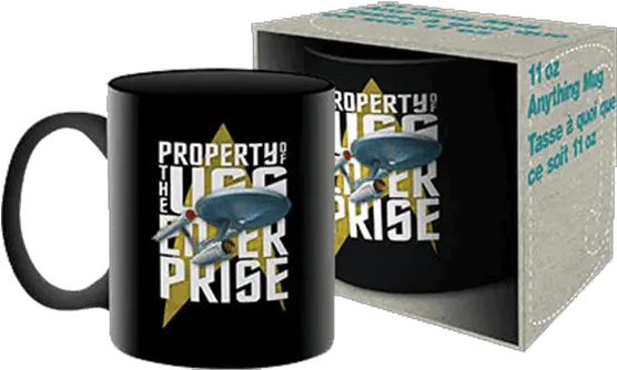  Download Property Of Uss Enterprise Mug Star Trek Mug Png Star Trek Enterprise Png