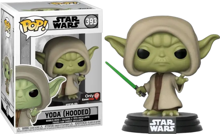  Funko Pop Star Wars Battlefront Yoda Hooded 393 The Hooded Yoda Pop Png Star Wars Battlefront Steam Icon