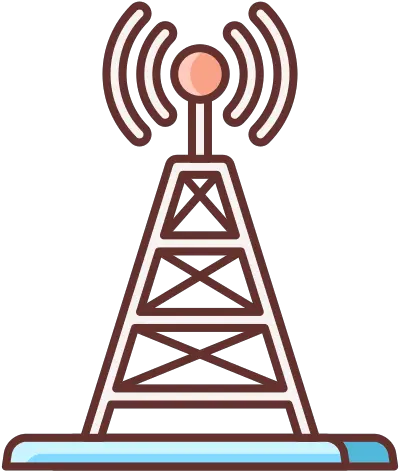  Radio Tower Free Communications Icons Illustration Png Radio Tower Icon Png