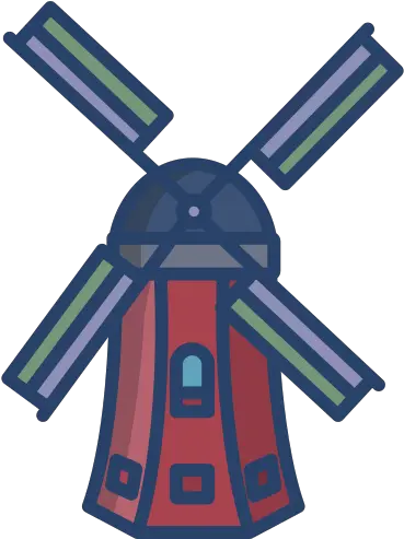  Windmill Vertical Png Dutch Windmill Icon