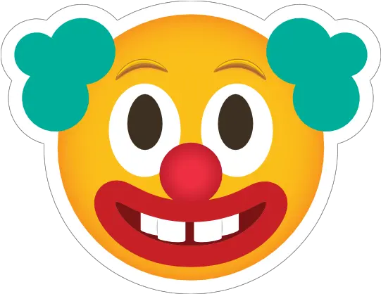  Phone Emoji Sticker Clown Smiley Png Clown Emoji Png