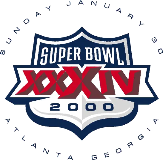  Super Bowl Primary Logo Super Bowl Xxxiv Logo Png Super Junior Logos