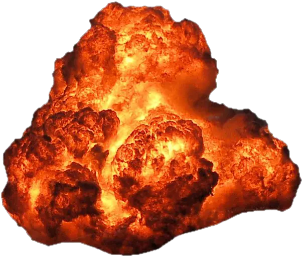  Big Explosion With Fire And Smoke Png Explosion Png Big Smoke Png