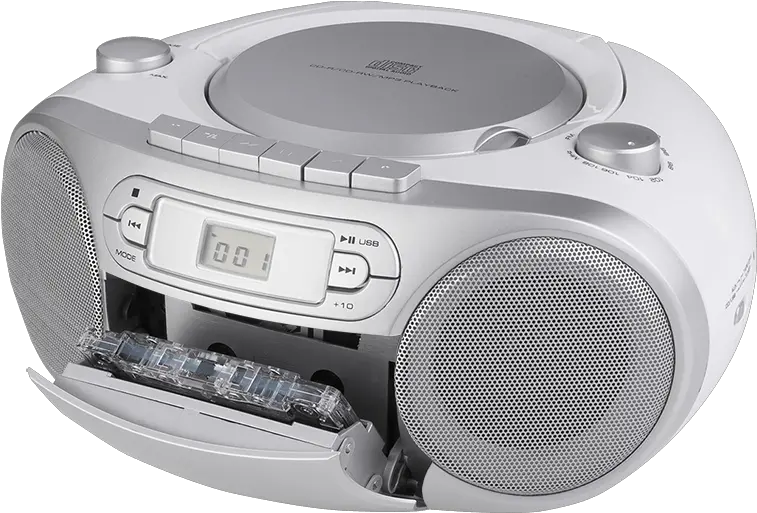  Ecg Cdr 888 Usb Silver Radio S Kazetovou Mechanikou Png Boombox Png