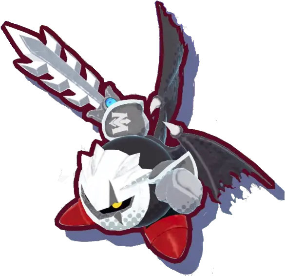  Dark Meta Knight Guest Star Png Kirby Dark Meta Knight Meta Knight Png