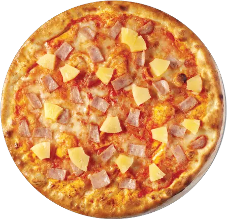  Hawaiian Pizza Hawaiian Pizza Top View Png Pizza Png