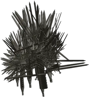  Iron Throne From Books Spiked Png Iron Throne Png