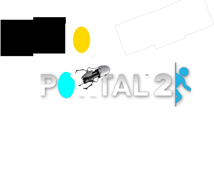  Steam Community Portal 2 Art Trash Language Png Portal 2 Logo