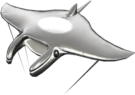  Silver Manta Glider Super Mario Wiki The Mario Encyclopedia Fin Png Silver Dragon Icon